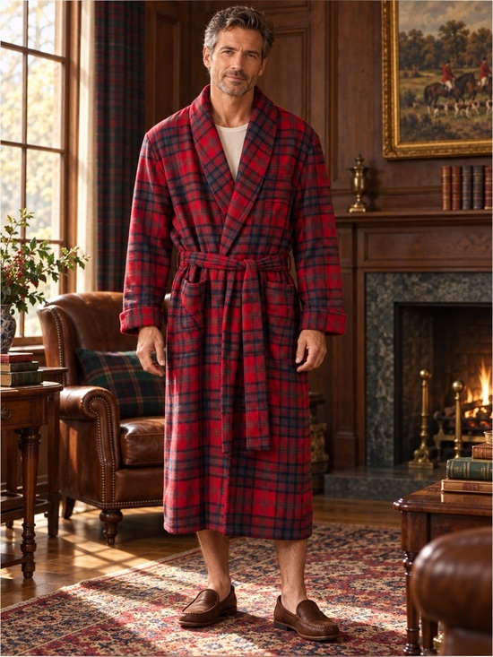 Pendleton Other - Vintage Pendleton 100% Wool Robe Bathrobe 
Matheson Tartan Plaid Sz L